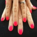 Pink nails
